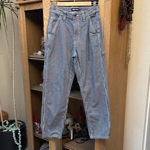 Vans Drill Chore Hickory Stripe Indigo Carpenter Pants